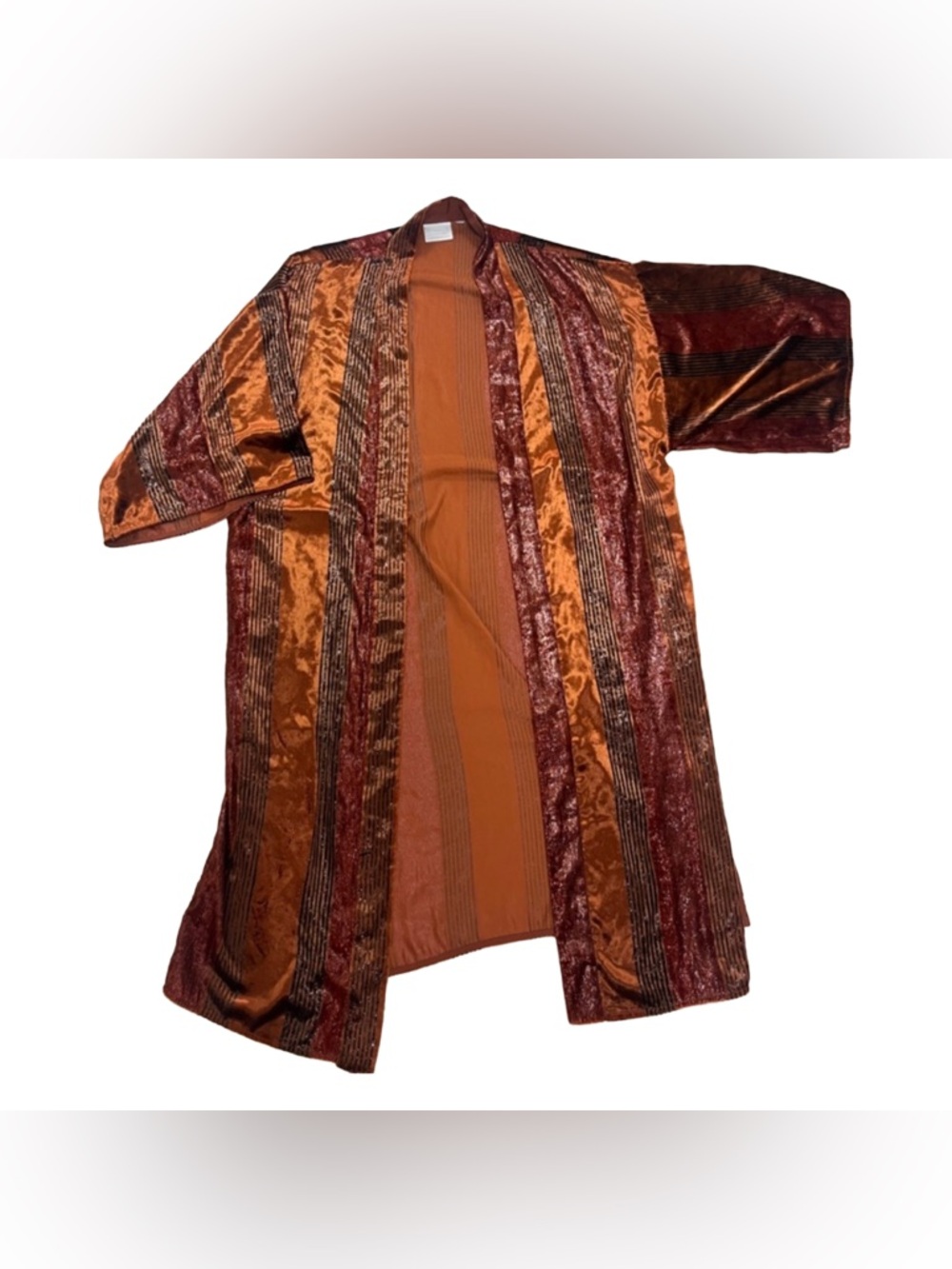 Anthropologie ett: twa Longline Velour Kimono Jacket